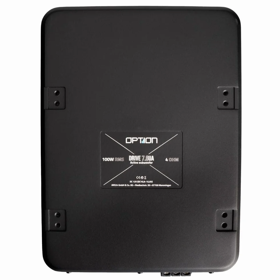 Option Drive7.6UA Caisson de basses compatible avec Ford Transit (7ème génération, à partir de l'année de construction 2019) – Kit 100 % Plug & Play pour caisson de basses actif sous siège pour Ford