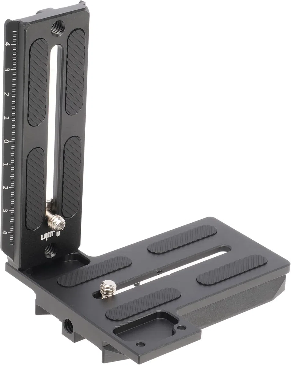 Hersmay Plaque verticale à dégagement rapide en L pour Zhiyun Crane 2 3 LAB Weebill 2 3 Weebill-S Stabilisateur de cardan compatible avec trépied Manfrotto