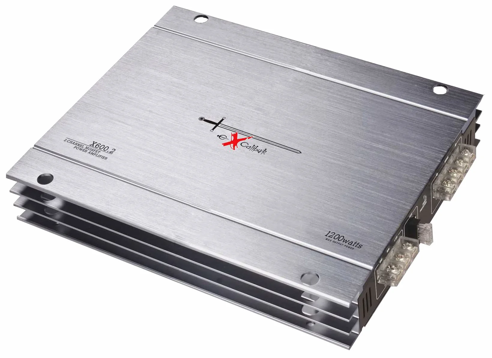 Excalibur X600.2 Amplificateur voiture 2 canaux Puissance 1200 W Crossover variable 2 Ohms
