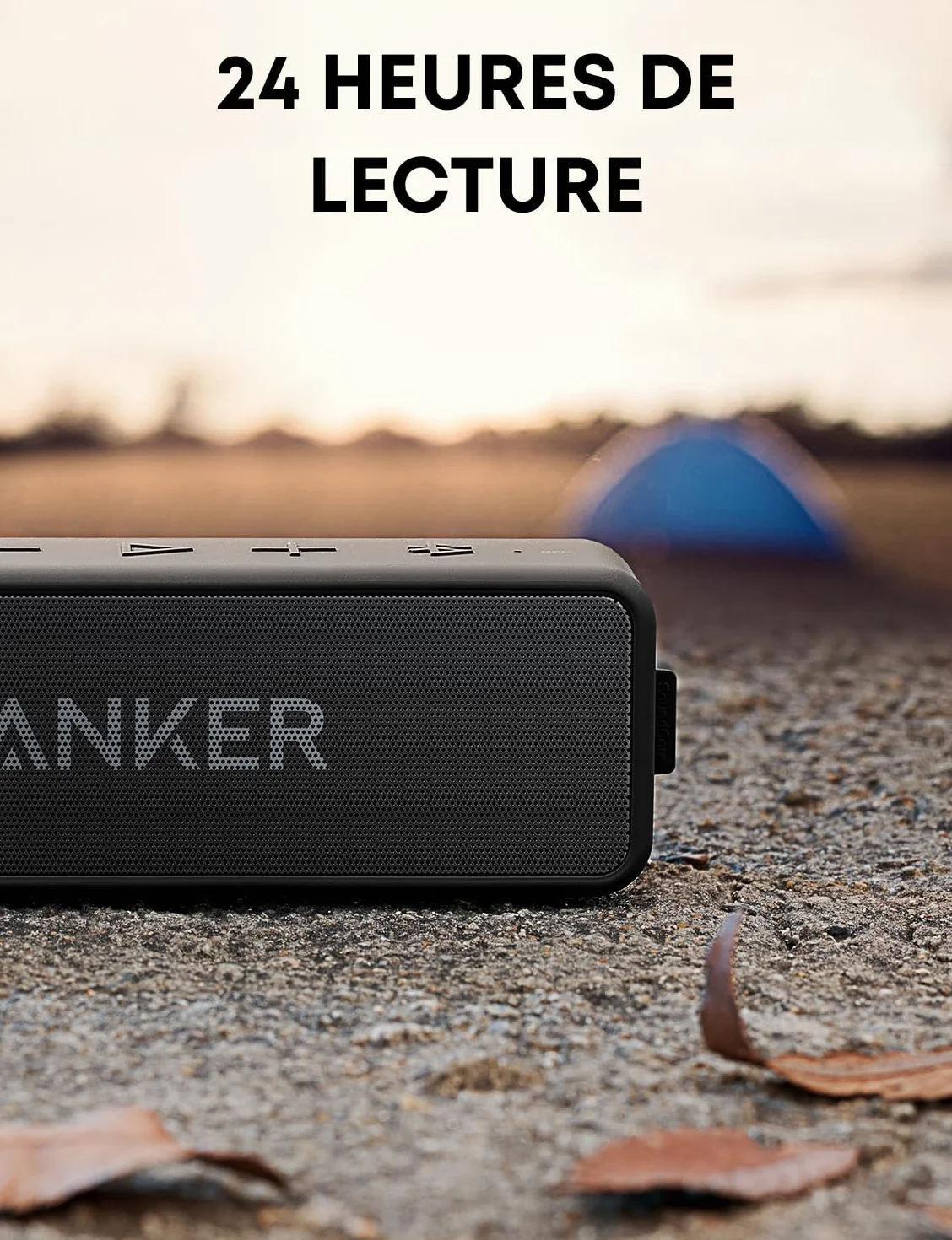 Soundcore Anker 2 Enceinte Bluetooth IPX7 24H Autonomie 20m Portée