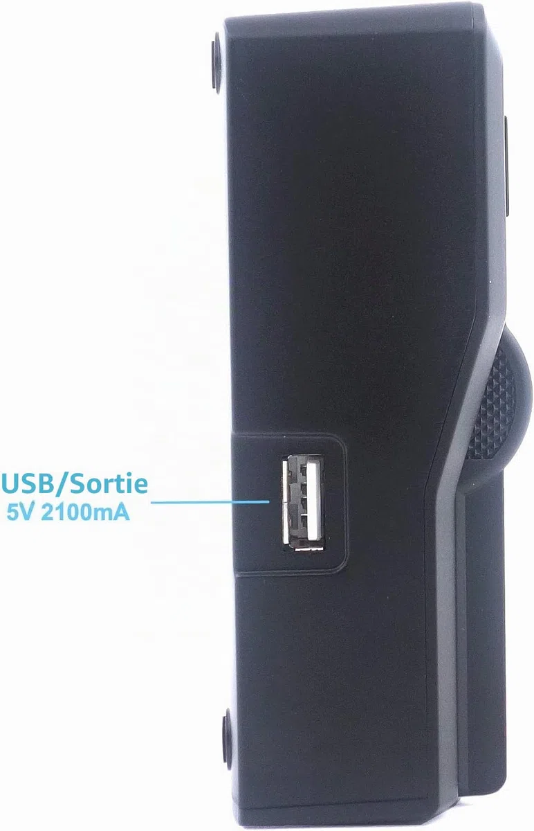 Baxxtar Chargeur Dual LCD USB pour Batteries Sony BP-U30 BP-U35 BP-U60 BP-U65 BP-U70 BP-U90 BP-U95 BP-U100 – pour caméras Sony PMW EX1/EX1r EX3 F3 100 150 160 200 – Mode Turbo 1500mA et Sortie USB
