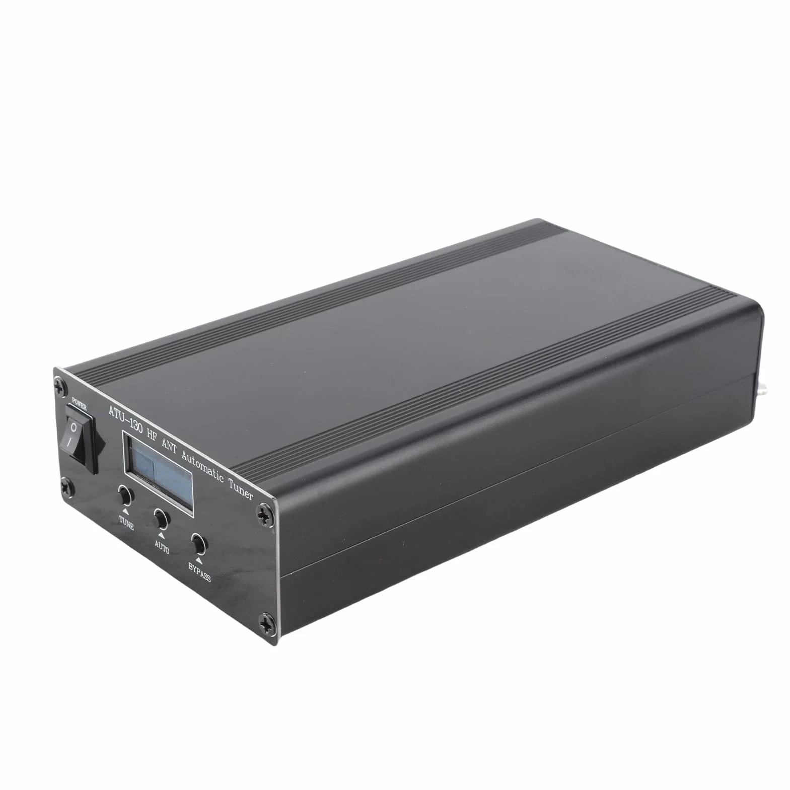 Tuner d'antenne Automatique ATU-130 pour Ondes Courtes 1,8–50 MHz 200 W avec Affichage OLED et câble USB alimenté par 10–15 VDC