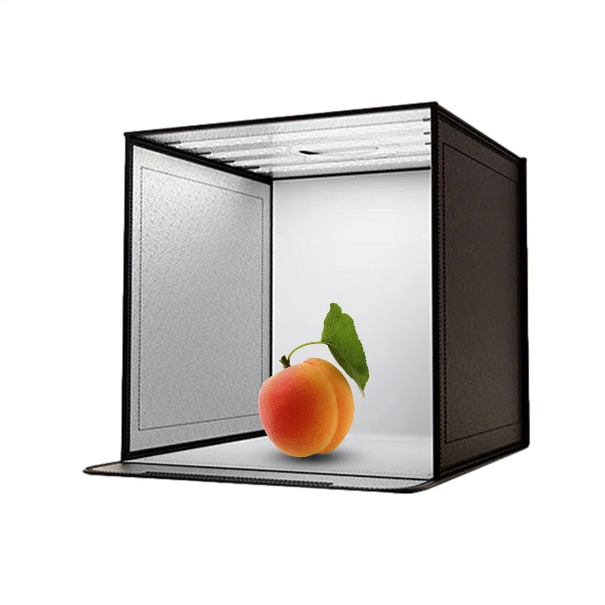 Boîte à lumière pour studio photo - 44 x 44 cm - Cabine de tente pliable avec lumière LED - Accessoires de séance photo pour amateurs et photographes professionnels