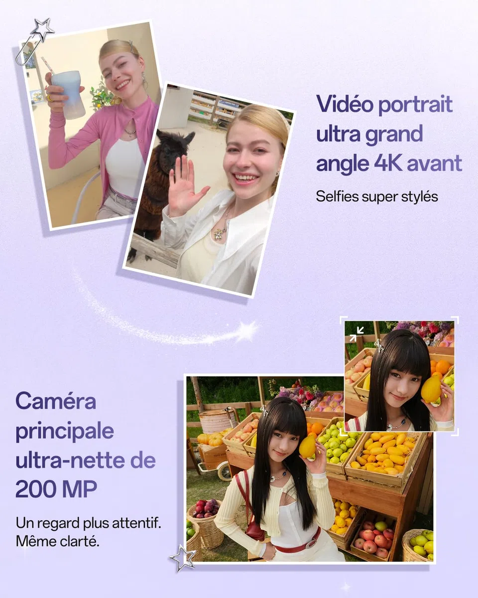 OPPO Reno16 Pro 5G Smartphone Débloqué, 12+512Go, Quad Camera 200MP, Vidéo Stable 4K, Écran AMOLED 6.32" 120Hz, 6000mAh, MediaTek Dimensity 8550, IP69K, Starlight Black (Chargeur 80W SUPERVOOC Inclus)