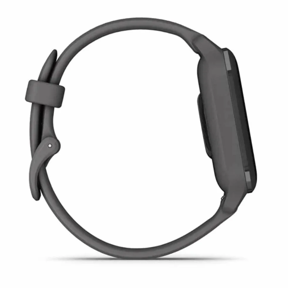Garmin Venu Sq 2 - Montre connectée GPS Multisports avec écran AMOLED et Suivi santé - Gray avec Bracelet Gris foncé - Boîtier 40 mm Noir