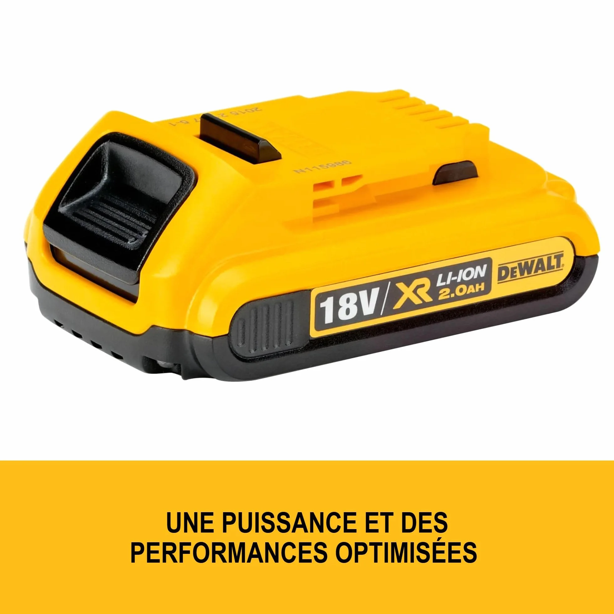 DEWALT, 18V 2.0Ah XR Li-ION Battery Pack, DCB183-XJ