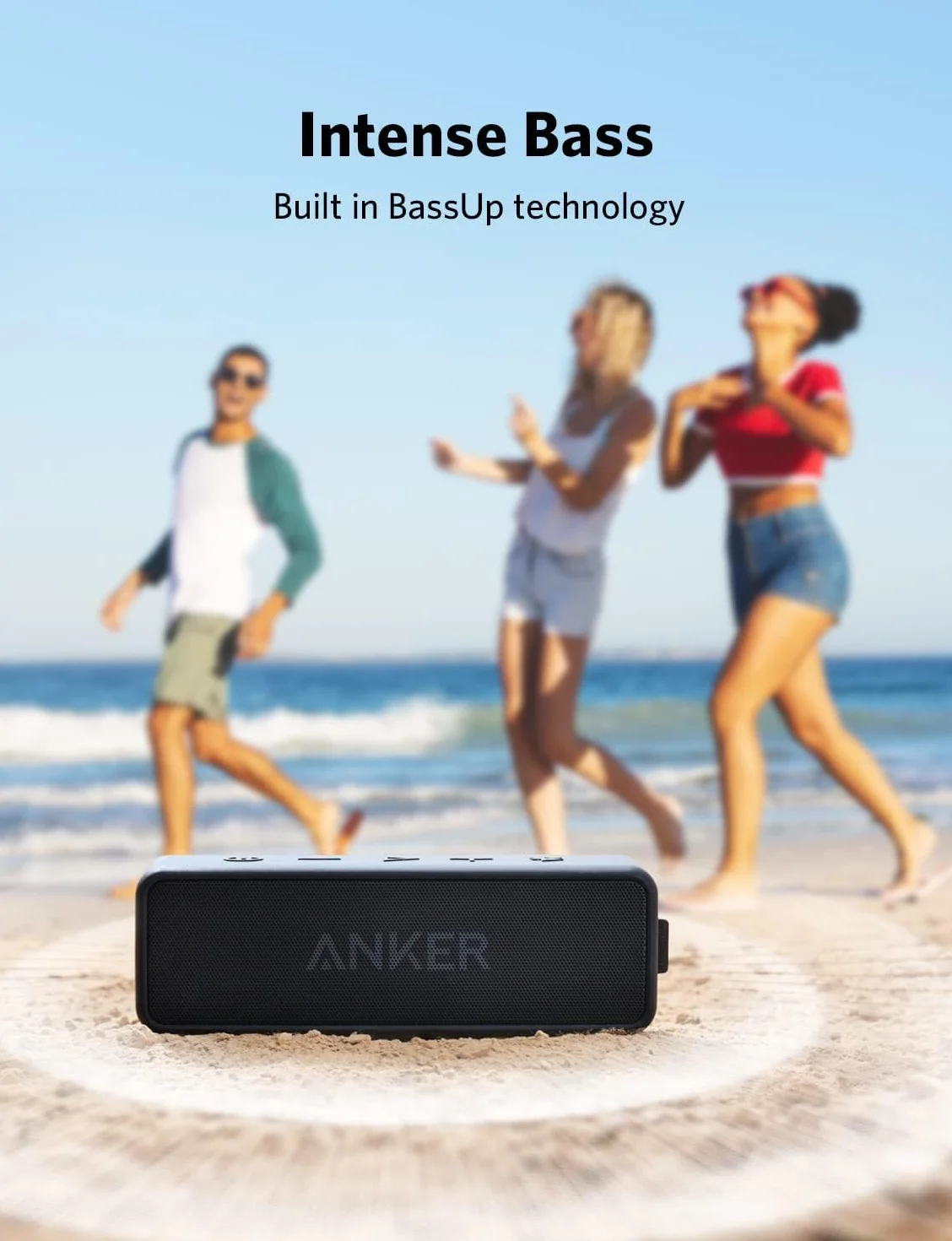 Soundcore Anker 2 Enceinte Bluetooth IPX7 24H Autonomie 20m Portée