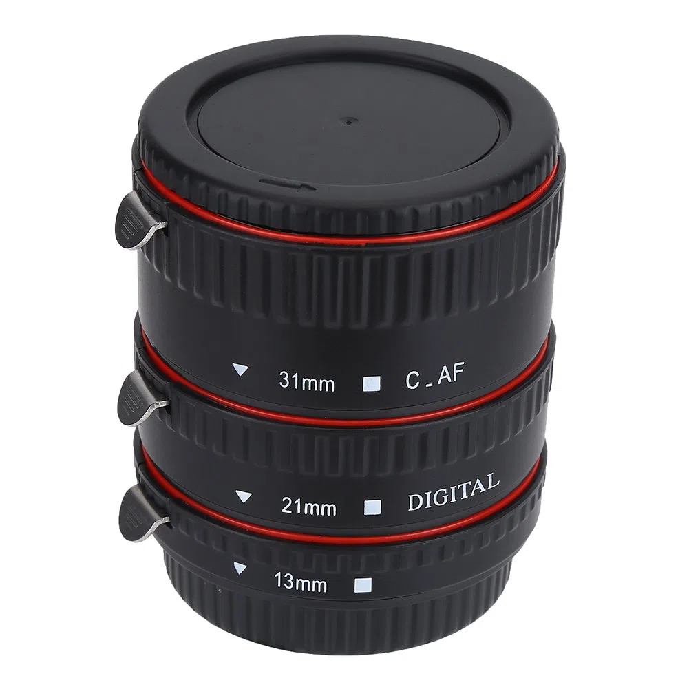 Ensemble de tube d'extension d'objectif macro à mise au point automatique Anneau de tube d'extension macro AF 13 mm, 21 mm, 31 mm pour objectifs à monture pourEOS série EF EF-S Appareil photo refle