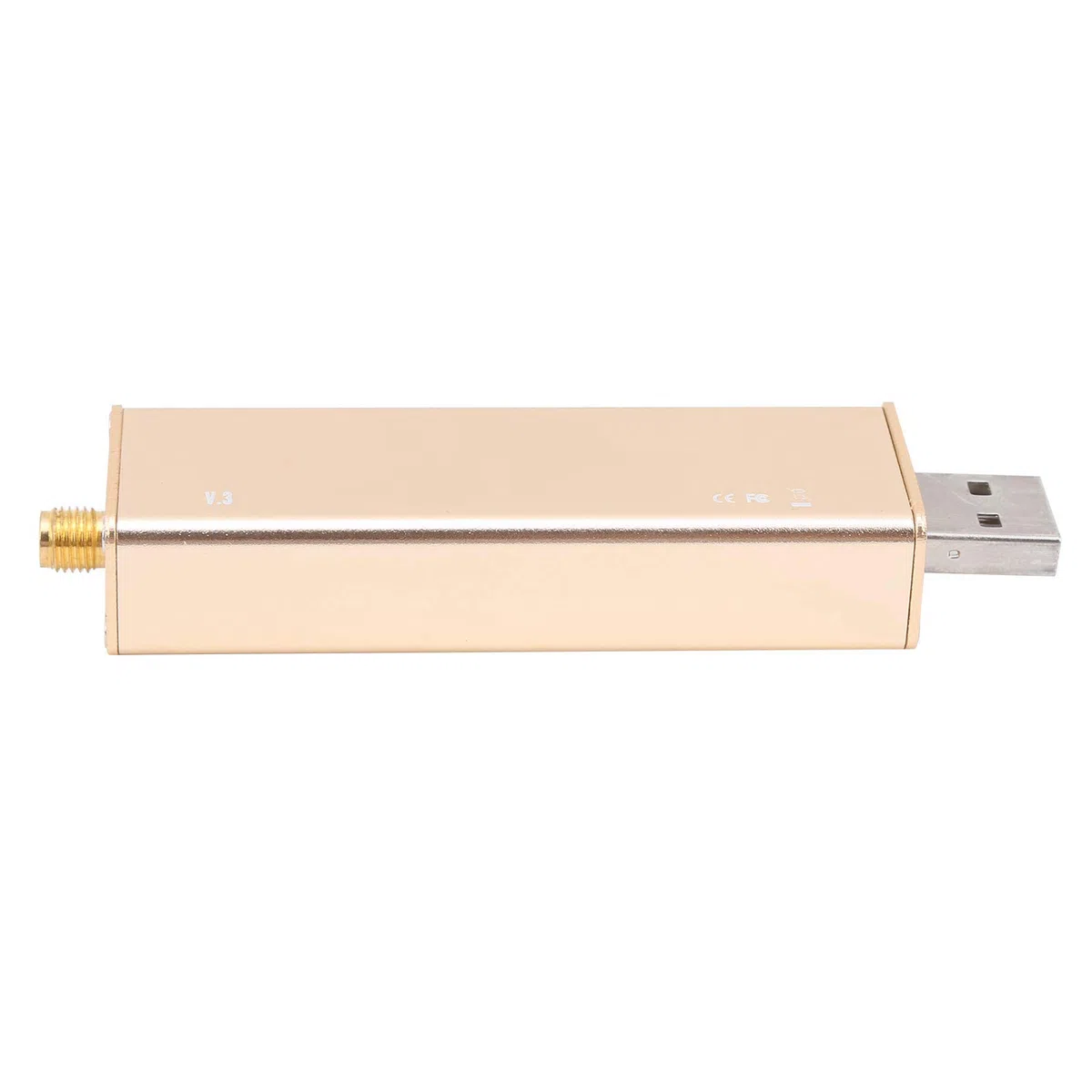 Récepteur SDR Antennes Radio Définies par Logiciel 0.1KHz-1.7GHz Haute Stabilité RTL-SDR Haut de Gamme avec Plage de Réglage Étendue