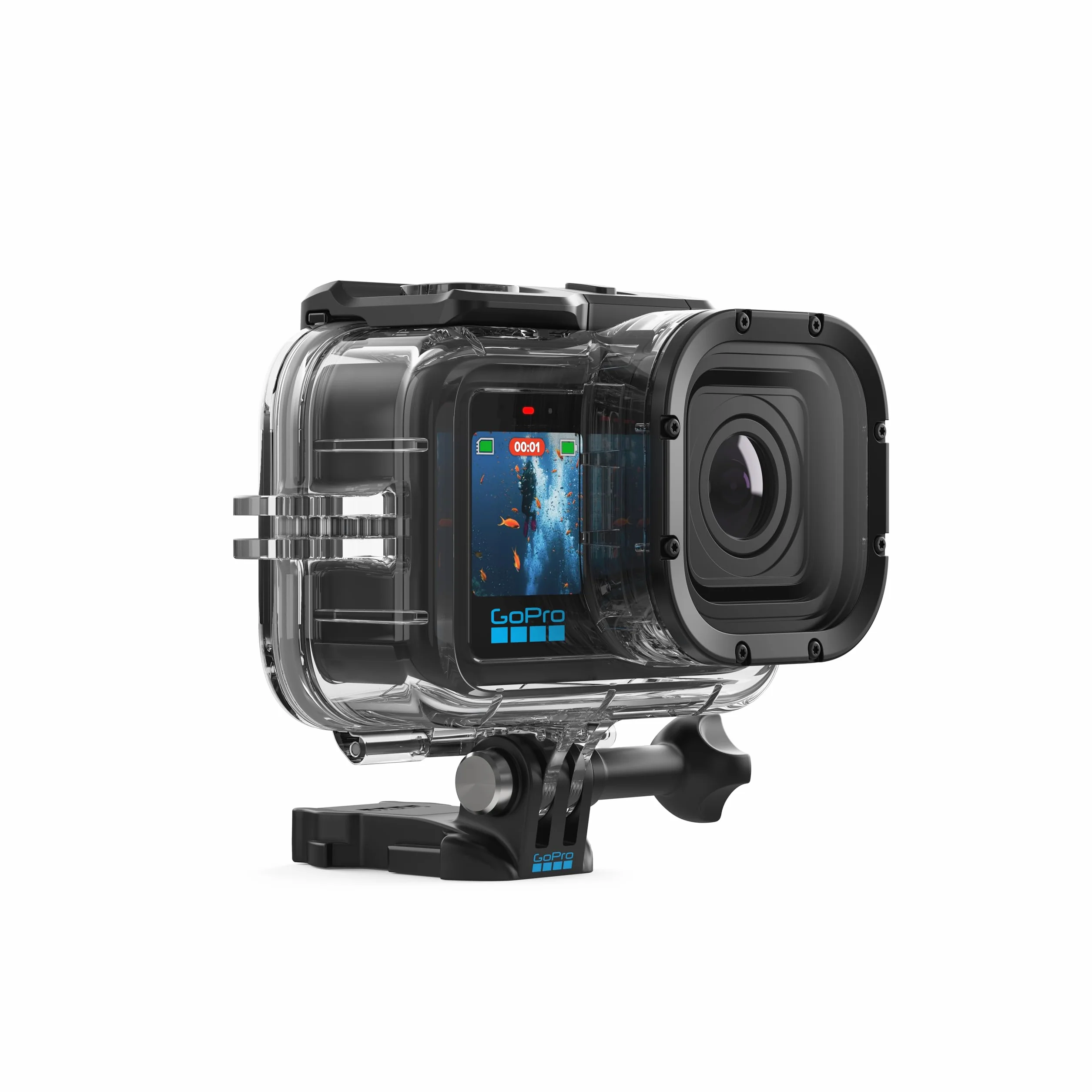 Boîtier de Protection (Boîtier de plongée et de Protection étanche pour caméra/pour modèles Mission 1 Pro et Mission 1) – Accessoire Officiel GoPro
