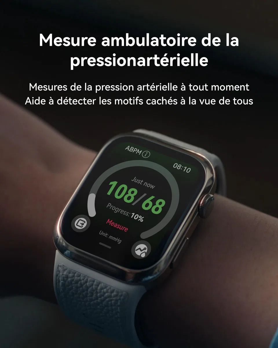 HUAWEI Watch D2, Montre Connectée, Analyse ECG, SpO2, iOS & Android, Noir | Mesure ambulatoire de la Pression artérielle, Surveillez fréquence Cardiaque, fréquence respiratoire, Design Fin et léger