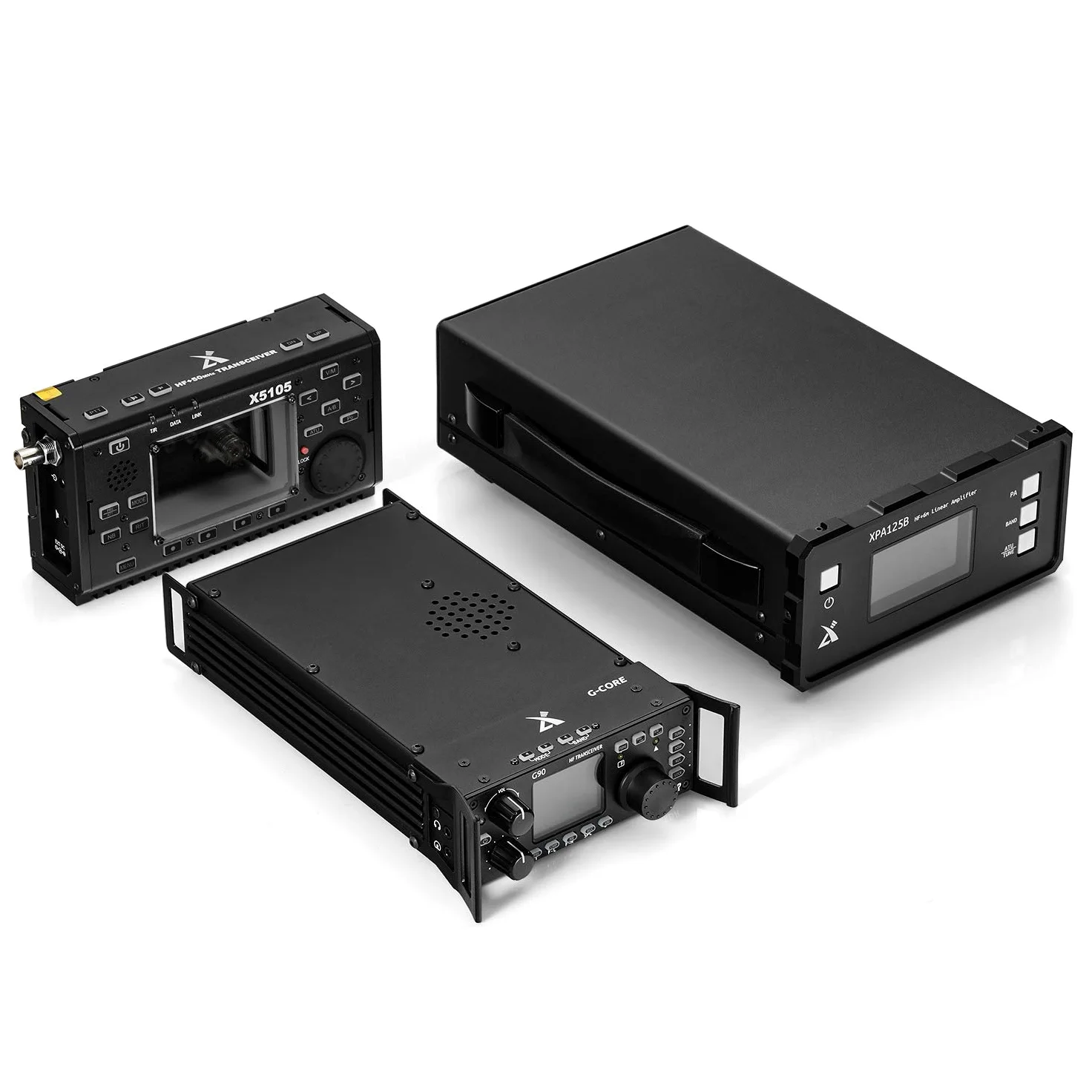 Xiegu XPA125B HF Amplificateur de Puissance 100W avec Tuner d'antenne Automatique pour émetteurs-récepteurs HF QRP G90, X5105 et G1M