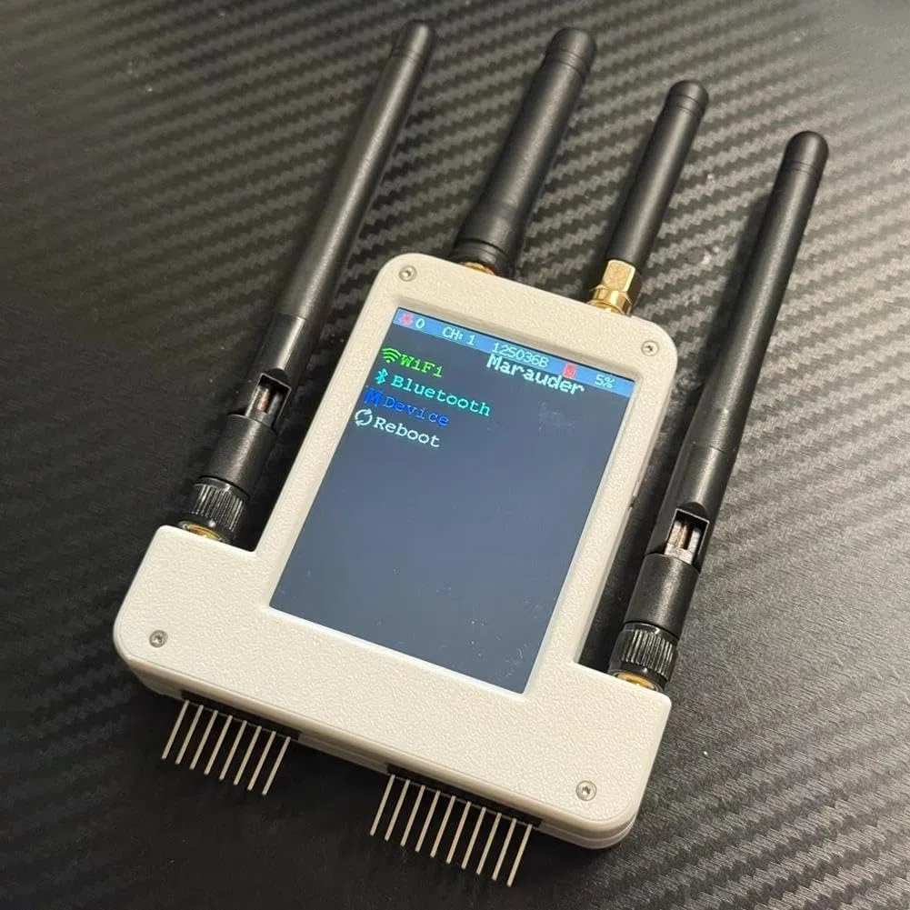 Pour Flipper Zero Modules Externes 4 en 1 433 MHz pour ESP32S2 GPS avec Écran d'Analyse Predator pour l'Affichage des Données de SIGNAL Numérique