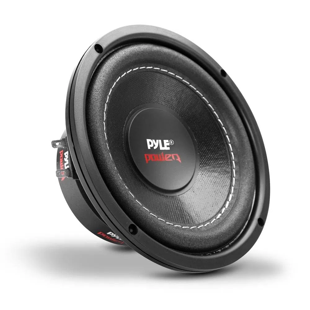 1 Pyle PLPW6D subwoofer 16,5 cm 165 mm 6,5" 300 Watts rms 600 Watts Max Double Bobine 4+4 ohm dvc Double Bobine pour Couvercle Coffre Voiture, 1 pièce