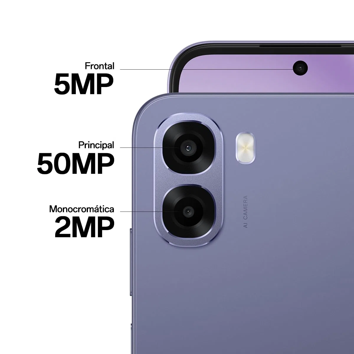 OPPO A6x 5G Smartphone débloqué avec IA, 6 Go RAM + 256 Go, batterie 6100 mAh, écran LCD HD+ 120 Hz, IP64, appareil photo 50 MP AI, double SIM, version espagnole - noir