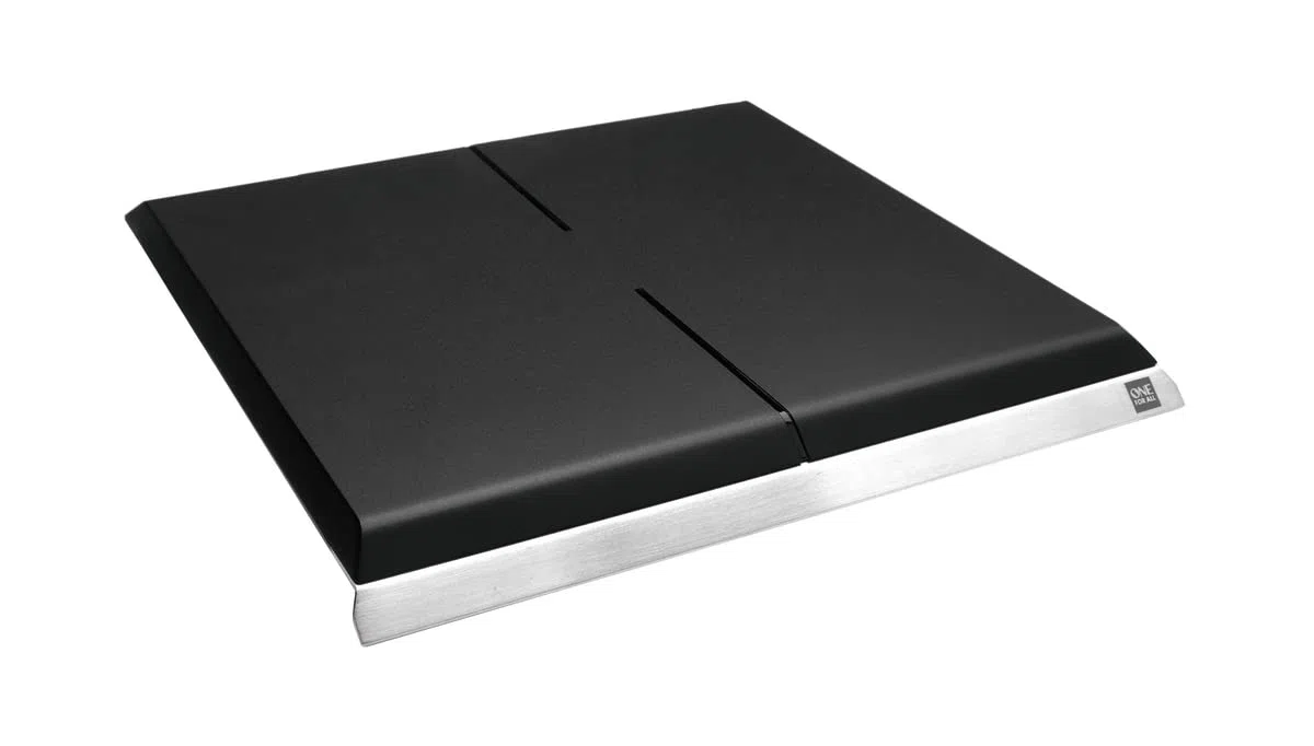 Antenne Full HDTV intérieure amplifiée de One for All avec d'Excellente Performance pour DVB-T TNT Numérique et Analogique TV Signaux - à 25km Range - avec Câble Coaxial - VHF/UHF - Noire - SV9395