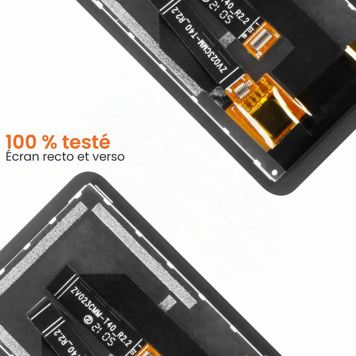 AGCUT LCD Display pour GoPro Hero 9/10/11/12 Écran de Rechange, sans Cadre | Écran LCD pour GoPro Hero 9/10/11/12 Ecran Replacement, Écran Tactile Montage Complet avec Réparation