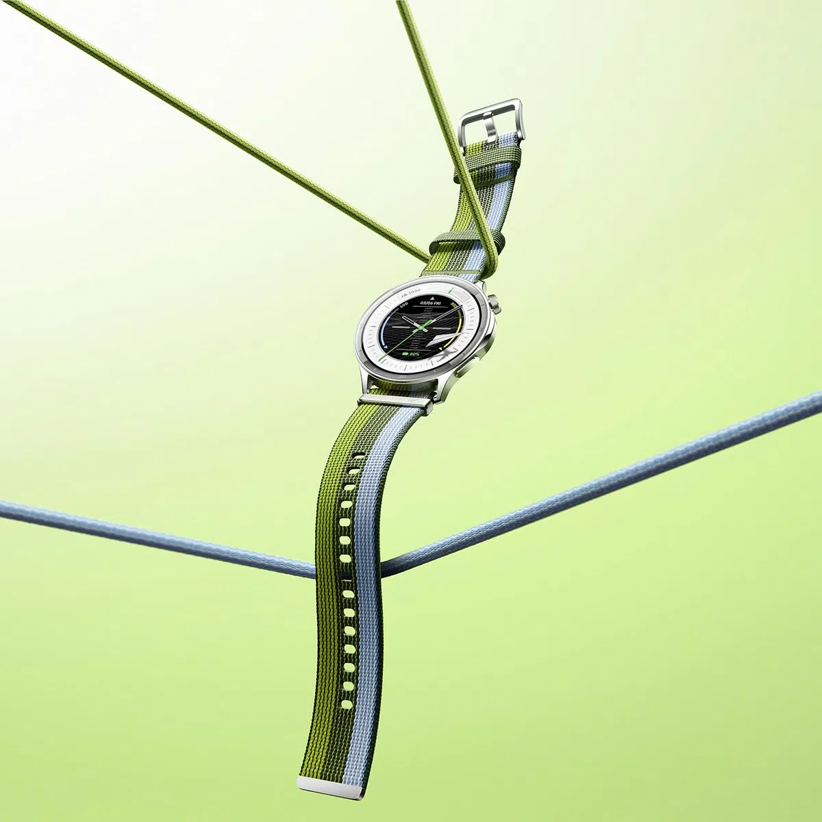 Oppo Watch S Smartwatch - Écran AMOLED 1,5", jusqu'à 10 Jours de Batterie, ECG, SpO2, Plus de 100 Modes Sportifs, résistance IP68, Compatible avec Android et iOS - Noir