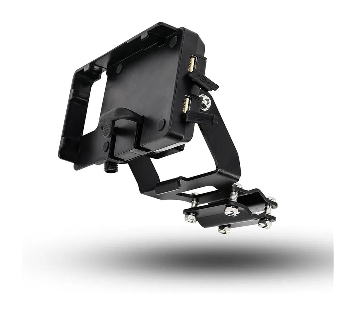 pour Moto Support Navigation GPS pour Africa pour Twin pour CRF1000L 2018 2019 Moto Béquille Support Téléphone Mobile GPS Navigation Plaque Guidon(USB Charging A)