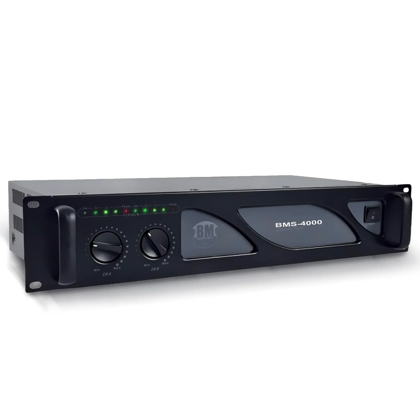 Amplificateur sonorisation DJ - pour BMSonic BMS-4000-2 x 2000W - Technologie MOSFET avec Ventilation Continue