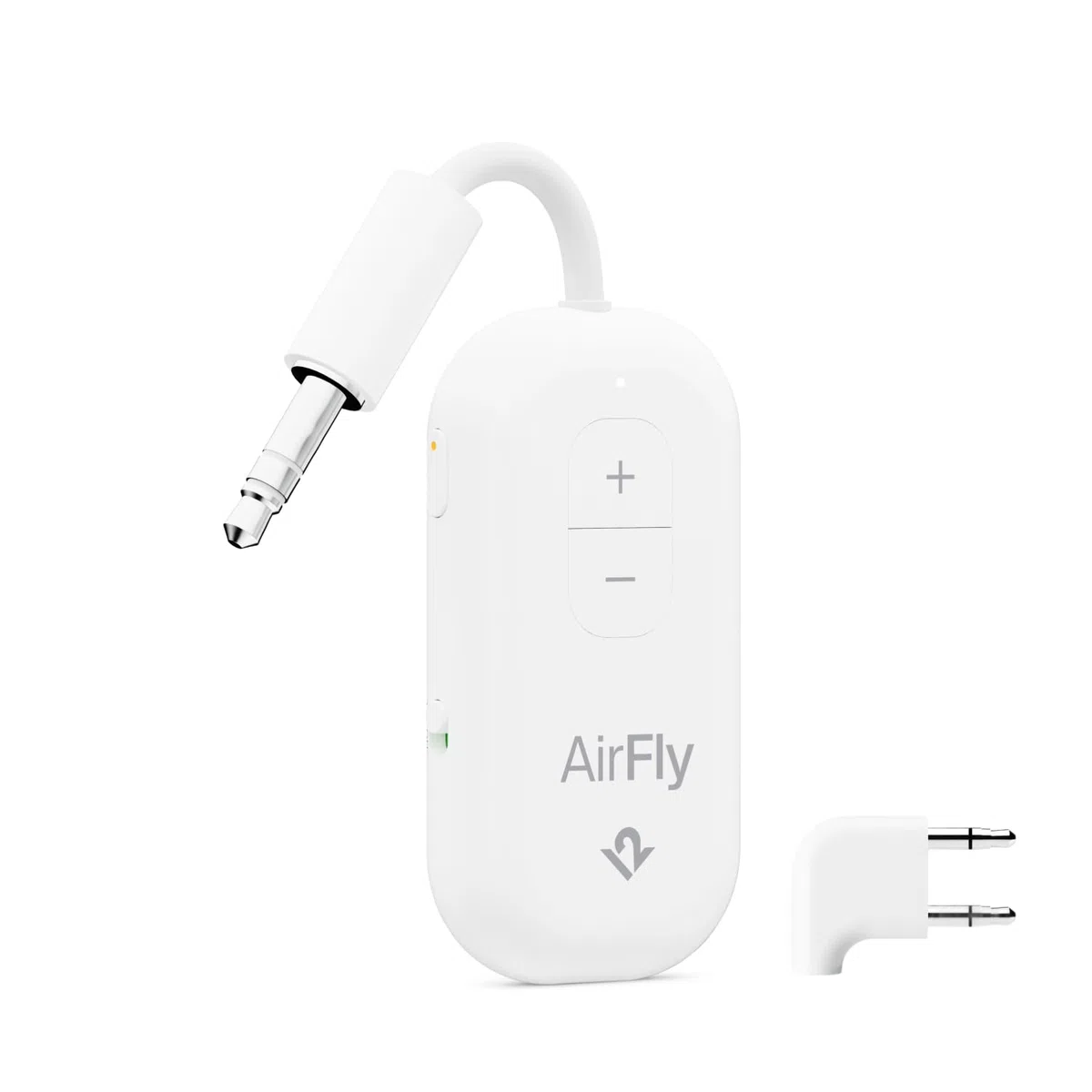 Twelve South AirFly Pro 2 Deluxe | Émetteur/récepteur sans Fil avec Partage Audio pour 2 AirPods/Casques sans Fil - Avion, Salle de Sport, Voiture