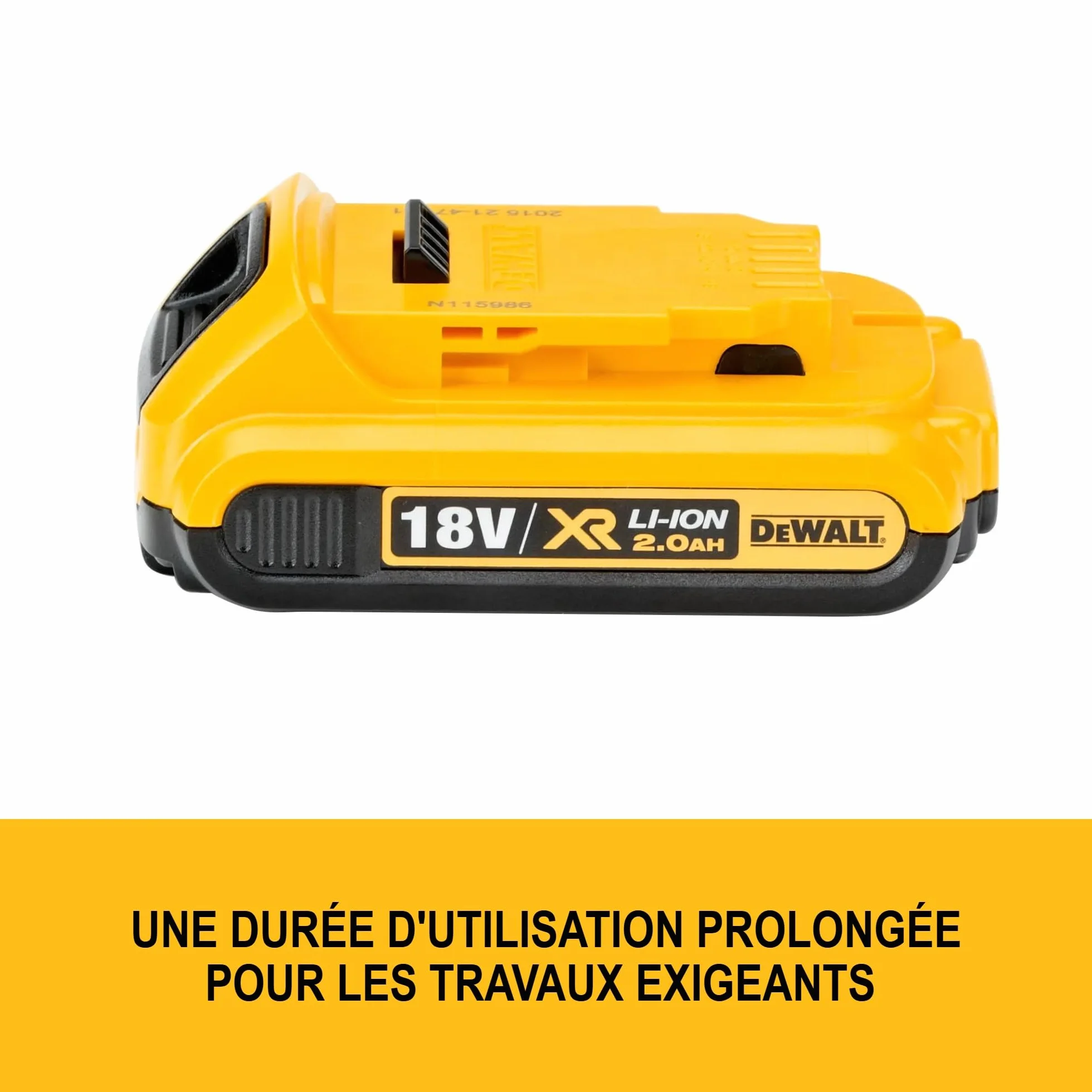 DEWALT, 18V 2.0Ah XR Li-ION Battery Pack, DCB183-XJ