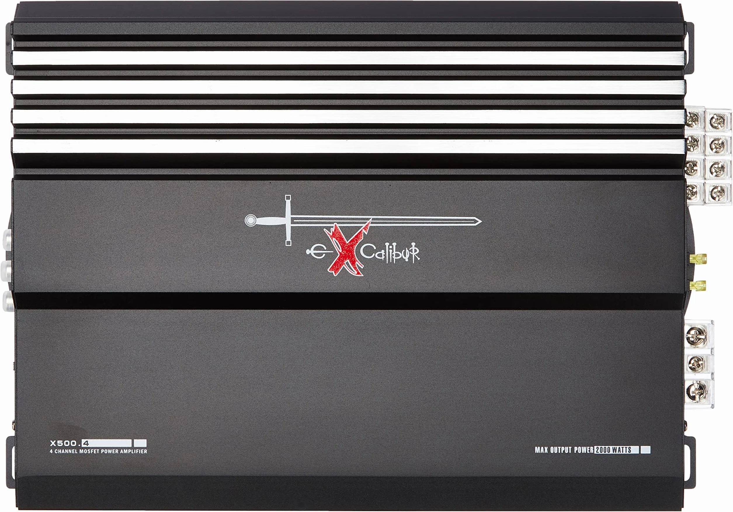 Excalibur Amplificateur de puissance X500.4 (MOSFET, 4 canaux, 2000 W)