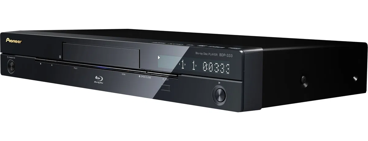 Pioneer BDP-333 lecteur DVD/Blu-Ray Noir - Lecteurs DVD/Blu-Ray (12-bit/148.5MHz, 24 bits/192 kHz, MP3, JPG, BD-R,BD-RE,BD-ROM,DVD-R,DVD-R DL,DVD-RW, 20 W)