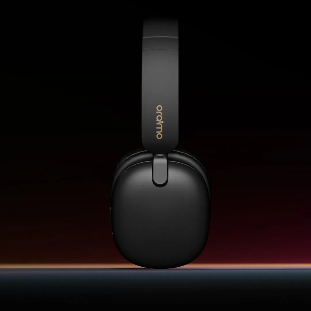 Oraimo BoomPop Lite Casque Bluetooth sans Fil, 65 h d'autonomie, Charge Rapide 10 Min = 10 h, Son Spatial Sound360, Micro ENC, Mode Jeu, Pliable, Bluetooth 5.3 + Jack 3,5 mm, USB-C