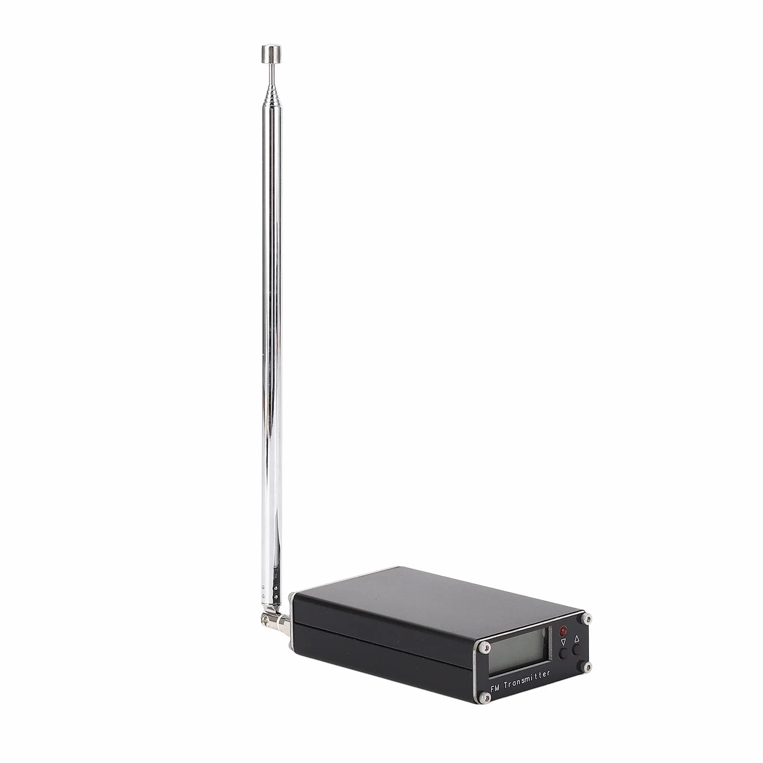 Émetteur FM, Mini Station de Radio Stéréo, émetteur de Diffusion FM, Stéréo 320 Fréquences 0,5 W, Portée de 2 Km, Réglable 76-108 MHz avec Fonction de Mémoire, pour