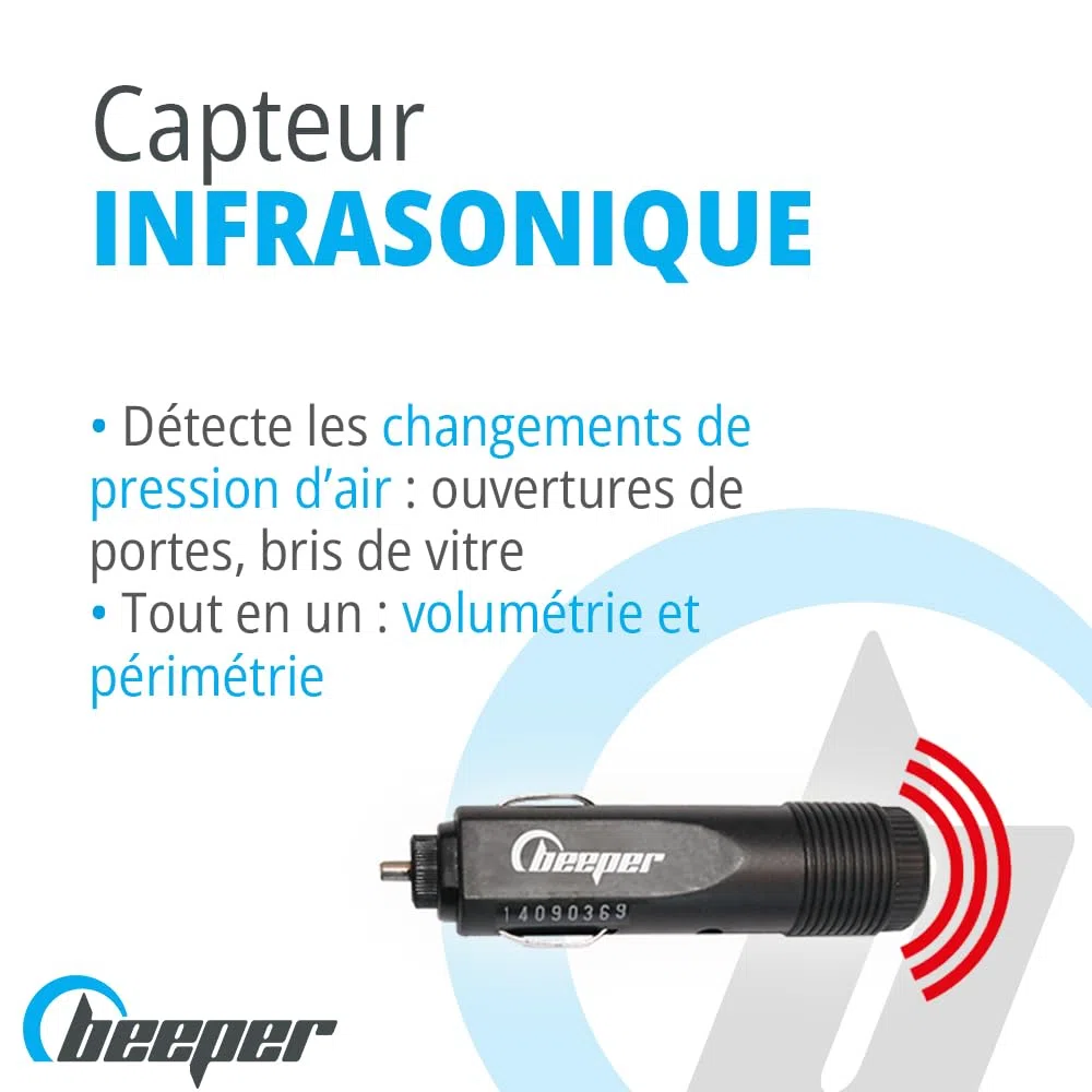 BEEPER - Alarme Universelle pour Camping-Car XR5CC